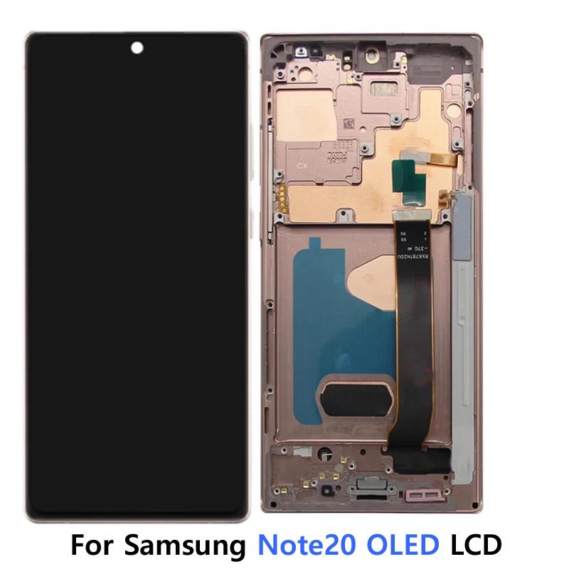 LCD ÷ ġ ũ Ÿ, Ｚ  Ʈ 20 5G N980 N981U N981B , 100% ׽Ʈ Ϸ OLED Ʈ 20